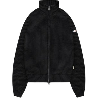 Maglie Uomo Reternity - L'atelier Line Knit Zipper - Nero