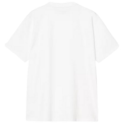 T-shirt Uomo Carhartt Wip - S/S Script T-Shirt - Bianco