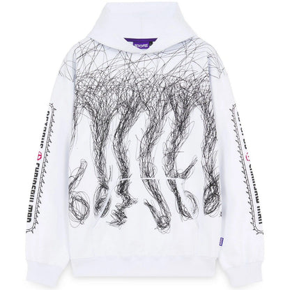 Felpe con cappuccio Uomo Octopus - Chainsaw Man Octopus Dreams Hoodie - Bianco