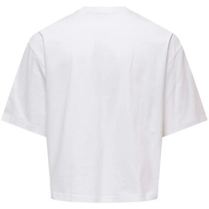 T-shirt Uomo Only & Sons - Onsfred Life Ovz Ss Crop Tee - Bianco