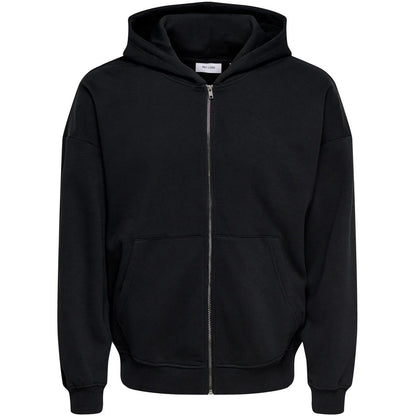 Maglie a manica lunga Uomo Only & Sons - Turner Vtg Full Zip Noos - Nero