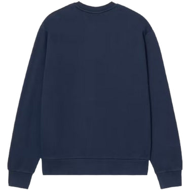 Męskie bluzy z kapturem Carhartt Wip – bluza z haftem skryptowym – niebieska
