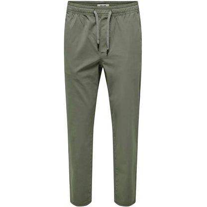 Pantaloni Uomo Only & Sons - Onslinus Taper 0183 Pant Noos - Grigio