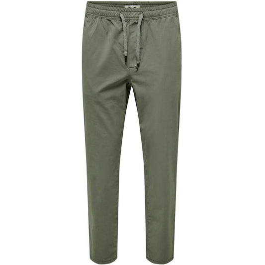 Pantaloni Uomo Only & Sons - Onslinus Taper 0183 Pant Noos - Grigio