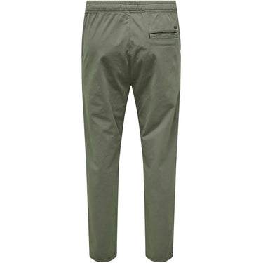 Only & Sons Pantalon pour hommes - Onslinus Taper 0183 Pant Noos - Gris