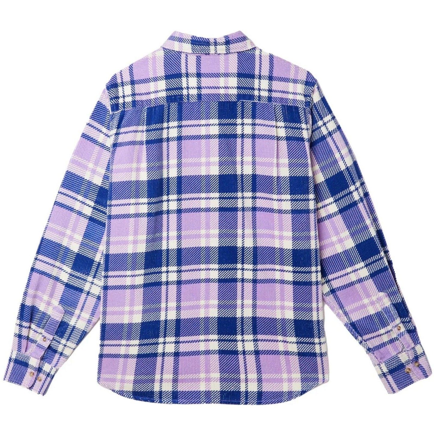 Camicie casual Uomo Obey - Benny Cord Woven Ls - Viola