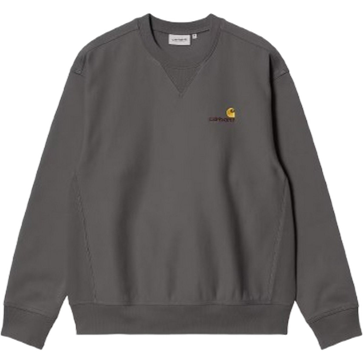 Felpe senza cappuccio Uomo Carhartt Wip - American Script Sweat - Grigio
