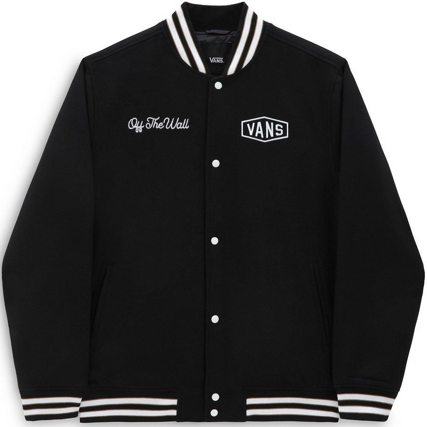 Giacche Uomo Vans - Checkerboard Research Varsity Jacket - Nero