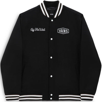 Giacche Uomo Vans - Checkerboard Research Varsity Jacket - Nero