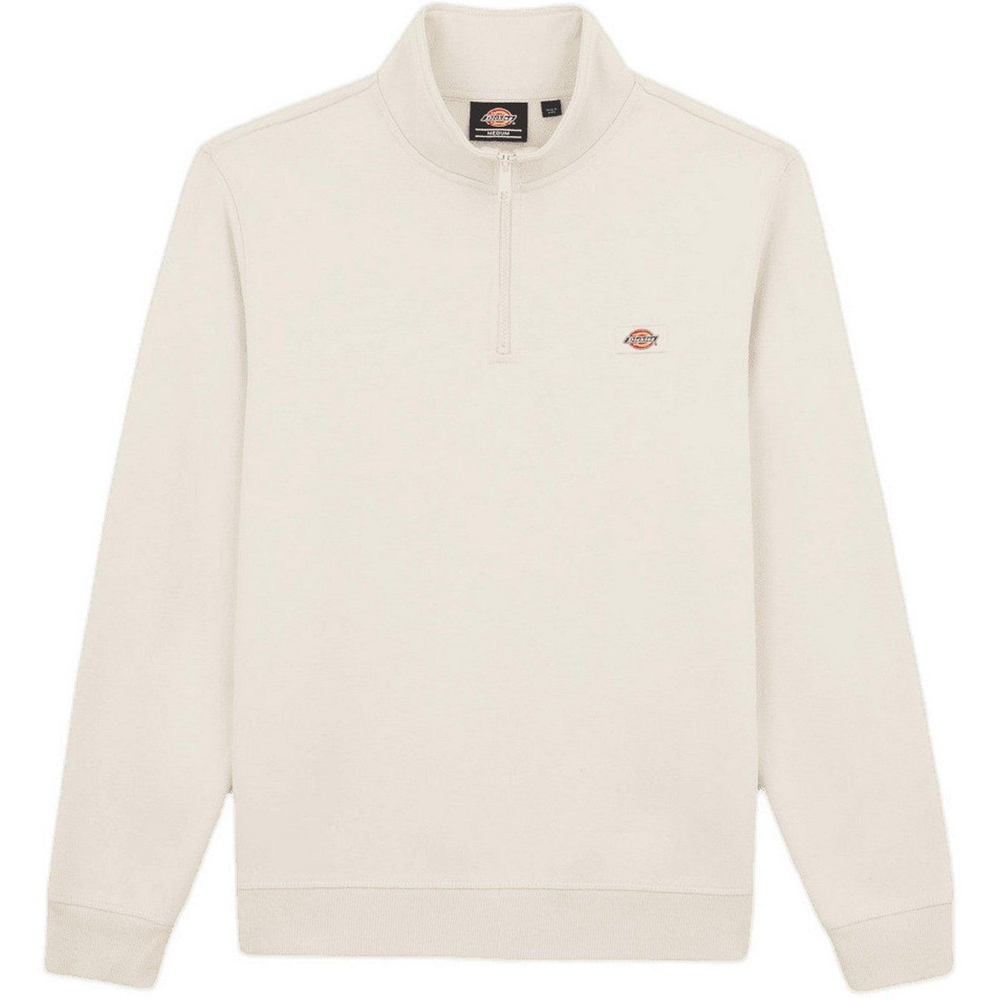 Felpe senza cappuccio Uomo Dickies - Oakport Quarter Zip - Panna