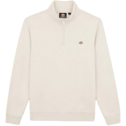 Felpe senza cappuccio Uomo Dickies - Oakport Quarter Zip - Panna