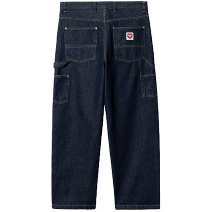 Pantaloni Uomo Carhartt Wip - Nash Dk Pant Cotton Smith Denim - Blu