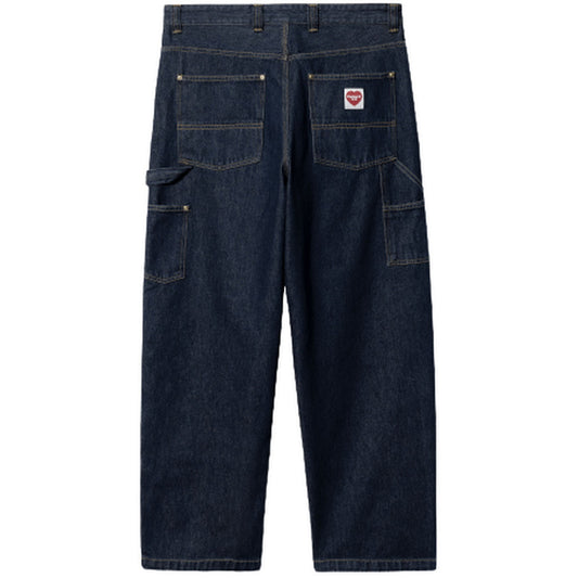 Pantaloni Uomo Carhartt Wip - Nash Dk Pant Cotton Smith Denim - Blu