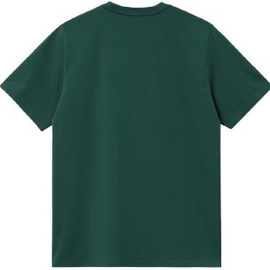T-shirt Uomo Carhartt Wip - S/S American Script - Verde