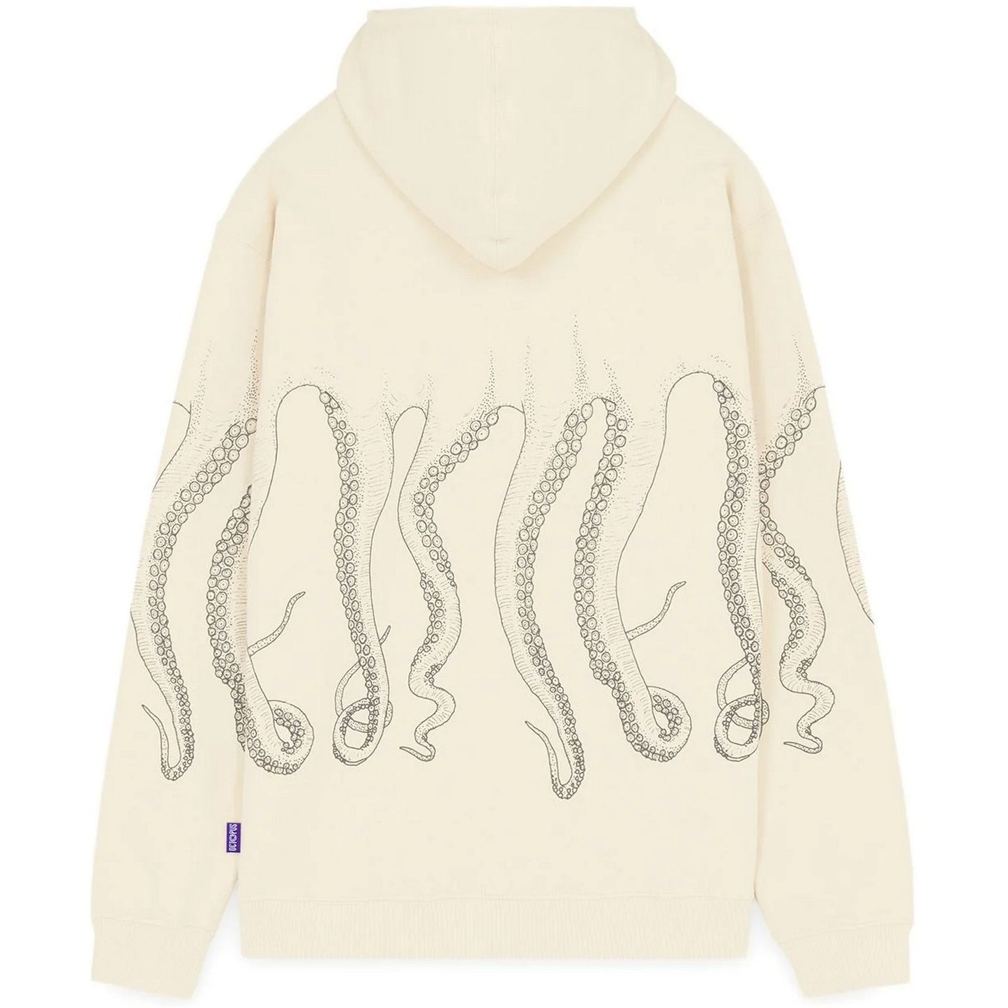 Felpe con cappuccio Uomo Octopus - Octopus Outline Hoodie - Avorio