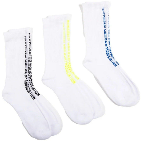 Calze Uomo New Amsterdam Surf Association - Name Socks 3 Pack - Multicolore