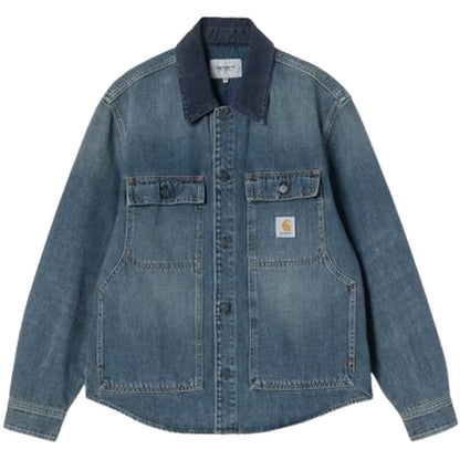 Giacche Uomo Carhartt Wip - Oakland Shirt Jac - Blu