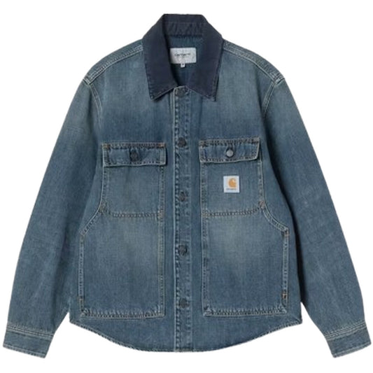 Giacche Uomo Carhartt Wip - Oakland Shirt Jac - Blu