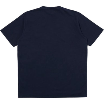 T-shirt Uomo Universal Works - Print Pocket Tee - Blu