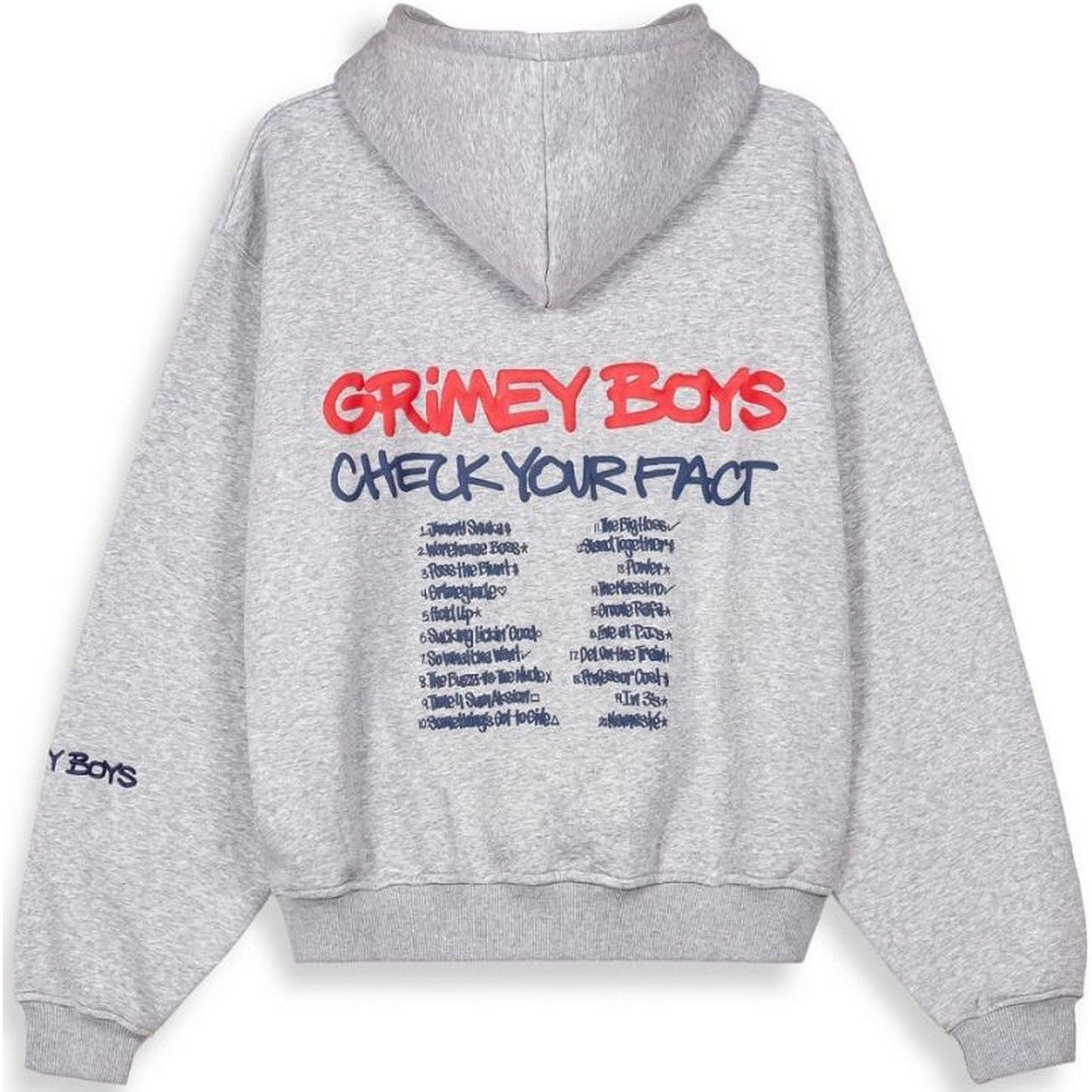 Felpe con cappuccio Uomo Grmy - Grimey Boys Vintage Hoodie - Grigio