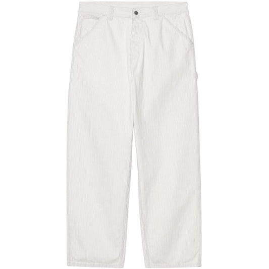 Pantaloni Uomo Carhartt Wip - Mercer Single Knee Pant - Bianco