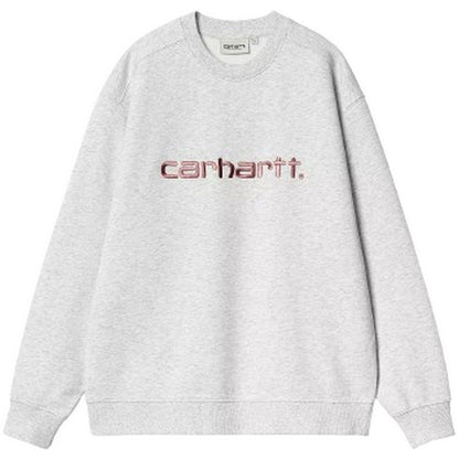 Felpe senza cappuccio Donna Carhartt Wip - W' Carhartt Sweat - Grigio