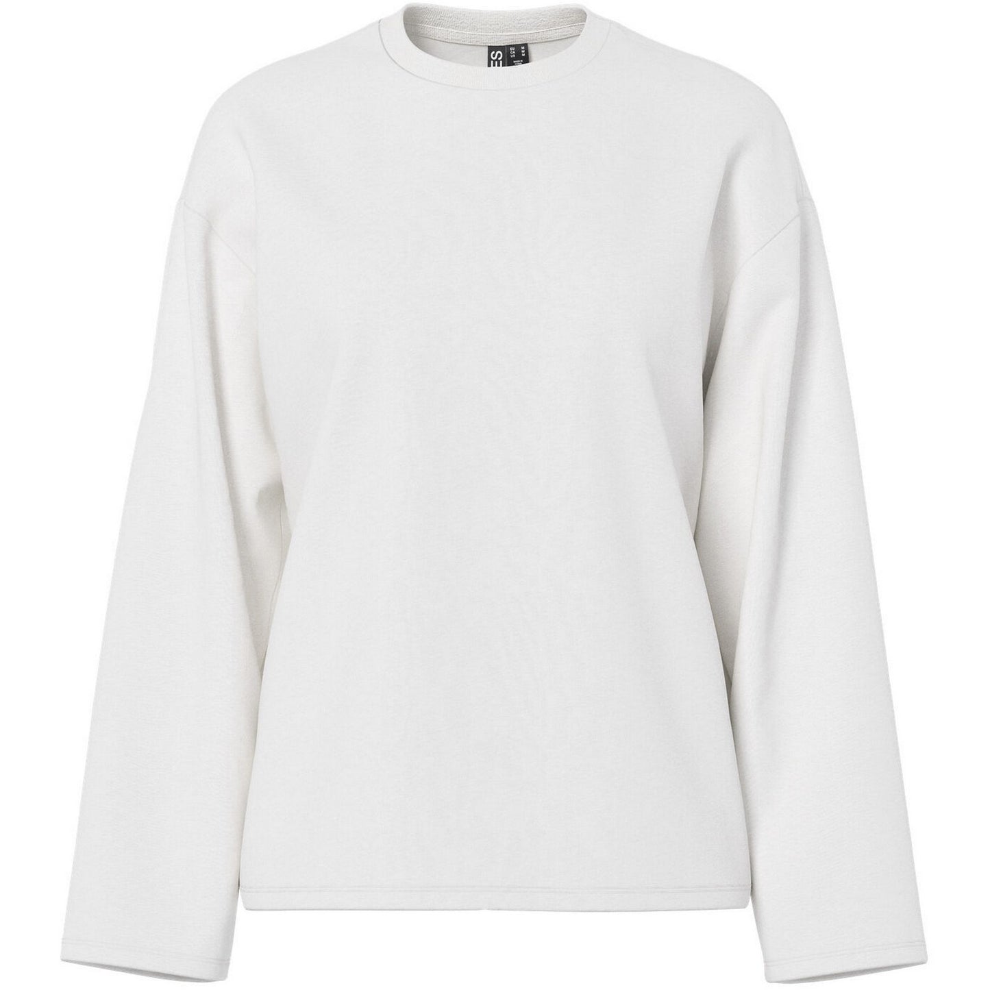 T-shirt Donna Pieces - Pcsadie Ls Top Jrs Noos Bc - Bianco