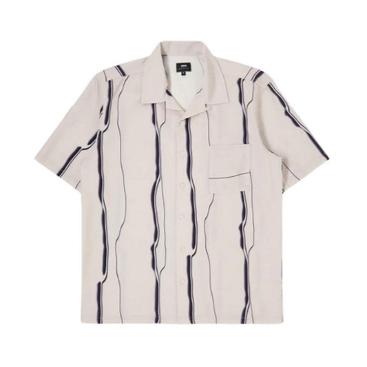 Camicie casual Uomo Edwin - Mercury Stripes Shirt Ss - Bianco