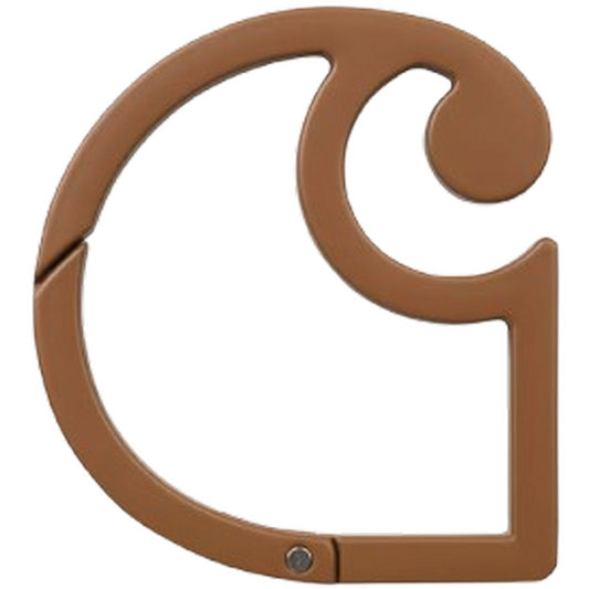 Uomo Unisex Carhartt Wip - C-Logo Carabiner - Marrone