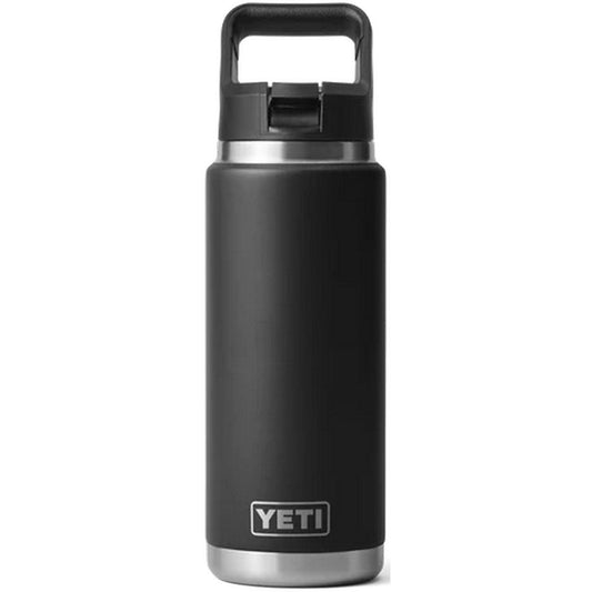 Thermos per bibite Unisex Yeti - Rambler 26 Oz Straw Bottle. - Nero