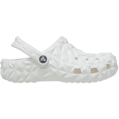 Zoccoli e sabot Unisex Crocs - Classic Geometric Clog - Bianco