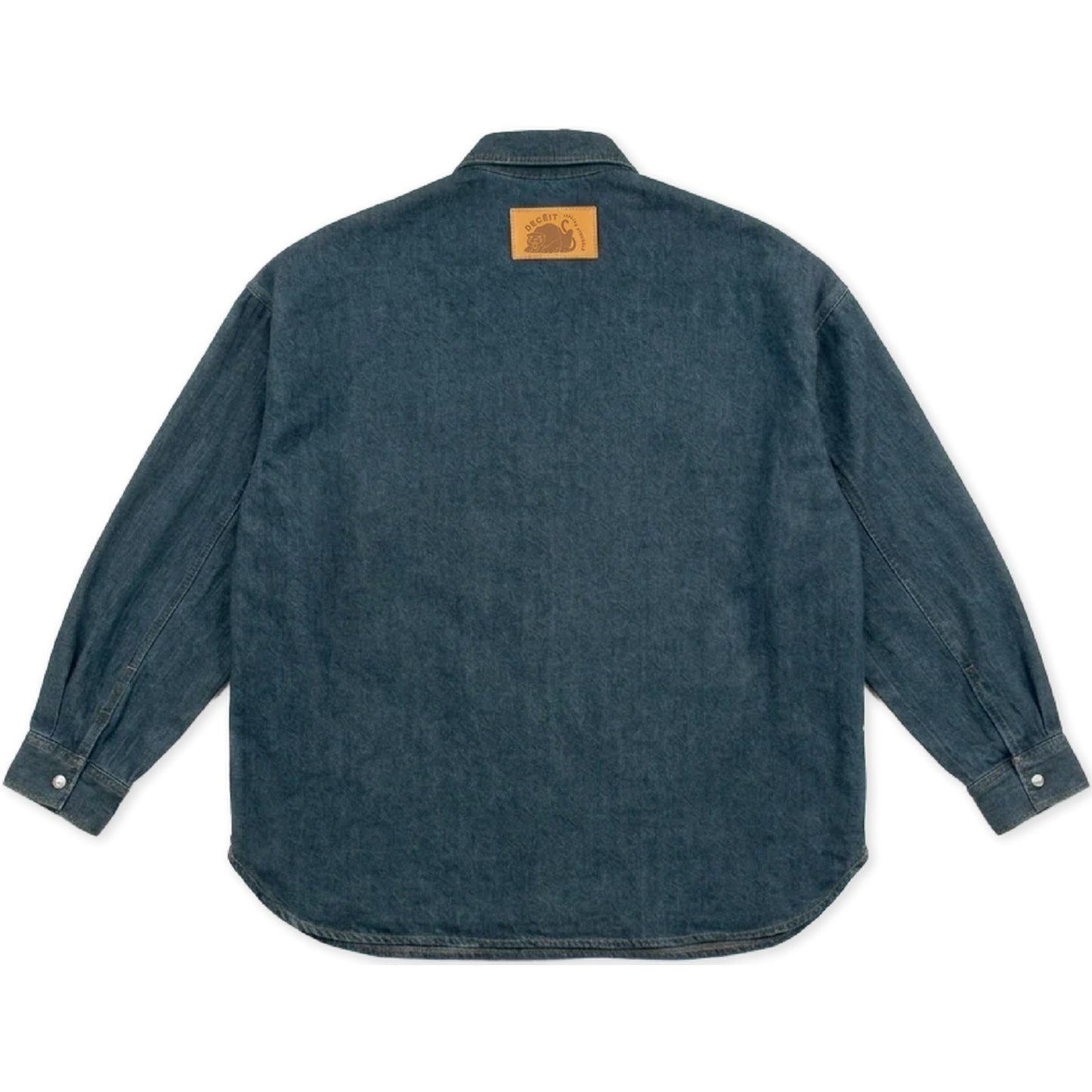 Camicie casual Uomo Deceit - Struggle Denim Longshirt - Blu