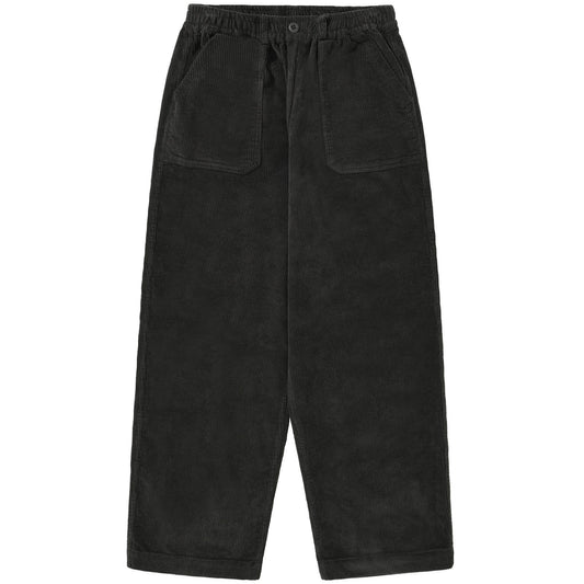 Pantaloni Unisex KAPPY DESIGN - One Tuck Fatigue Corduroy Pants - Grigio