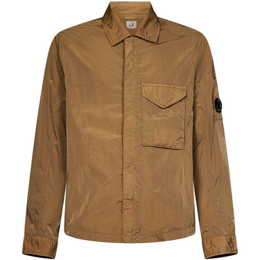 Camicie casual Uomo C.P. Company - Chrome-R Overshirt - Marrone