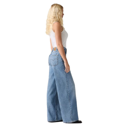Jeans Donna Levi's - Cinch Wide Leg - Celeste