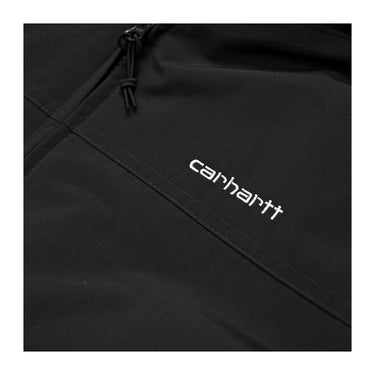 Kurtki męskie Carhartt Wip – Kurtka żaglowa z kapturem – Czarna