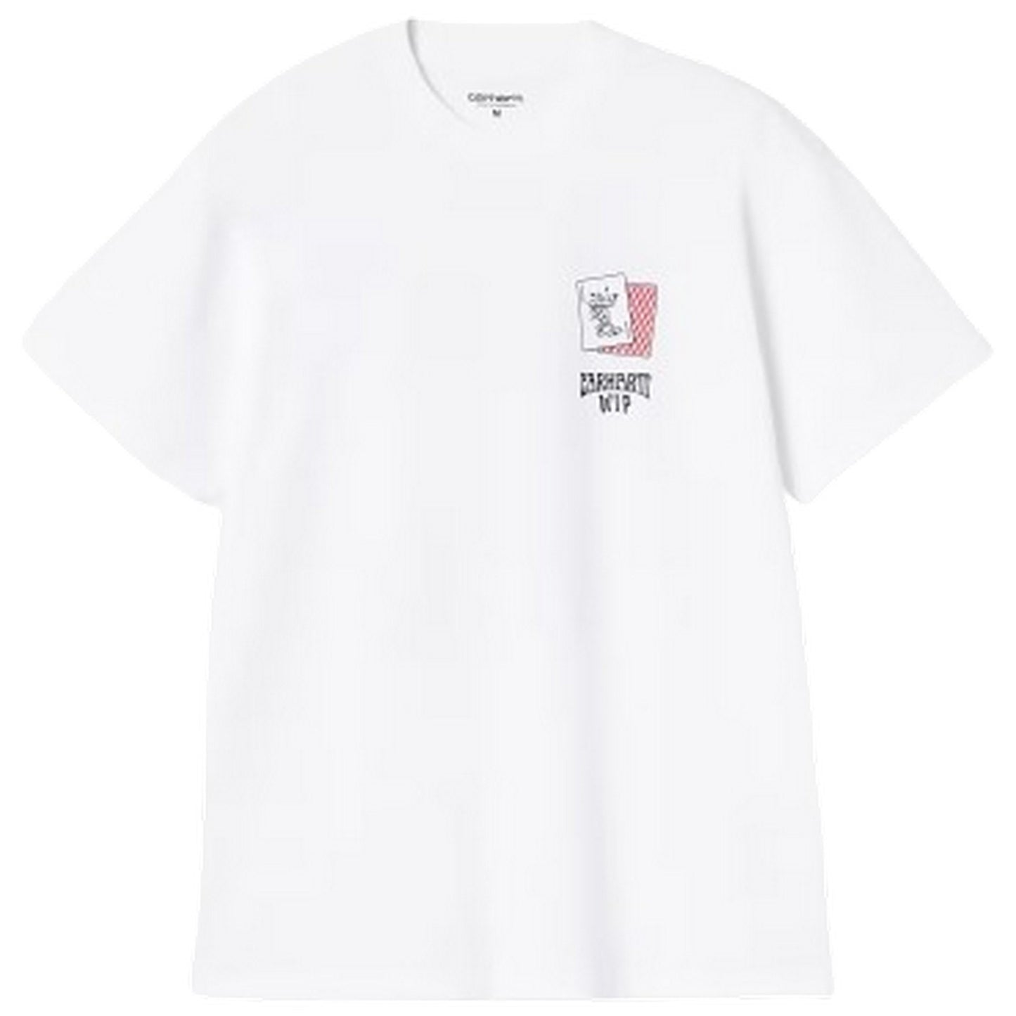 T-shirt Uomo Carhartt Wip - S/S Playing Cards T-Shirt - Bianco
