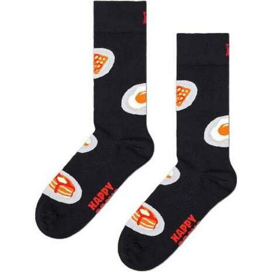 Calze Unisex Happy Socks - Breakfast Sock - Nero