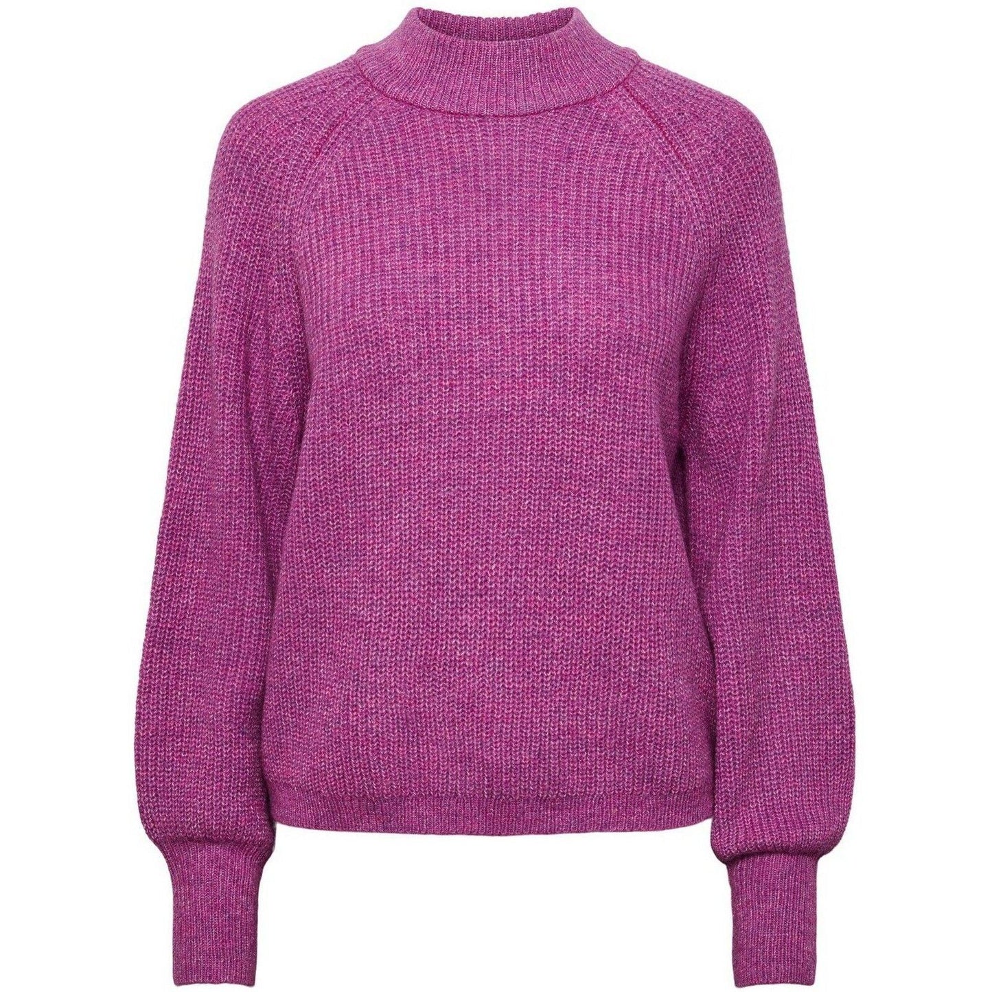 Maglie Donna Pieces - Pcnatalee Ls O-Neck Knit Noos Bc - Viola