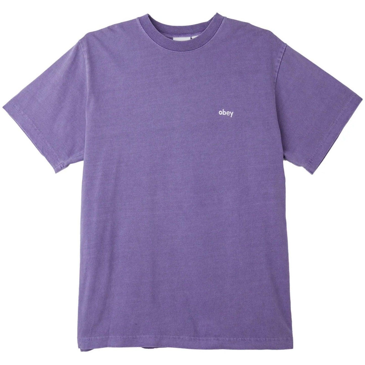 T-shirt Unisex Obey - Lowercase Pigment Tee Ss - Viola