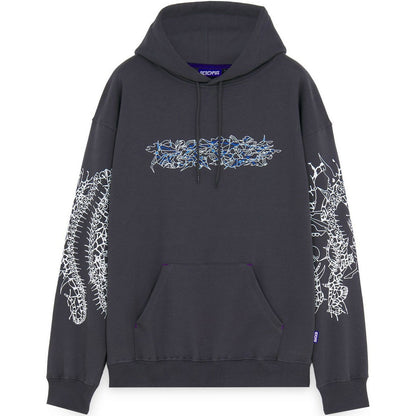 Felpe con cappuccio Uomo Octopus - Digital Banger Hoodie By Visual Kulture - Grigio