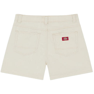 Pantaloncini Donna Dickies - 984 5 Inch High Waist Jean Shorts W - Bianco