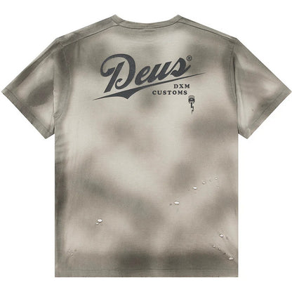 T-shirt Uomo Deus Ex Machina - Damaged Dyed Tee - Beige