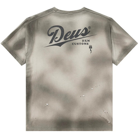 T-shirt Uomo Deus Ex Machina - Damaged Dyed Tee - Beige