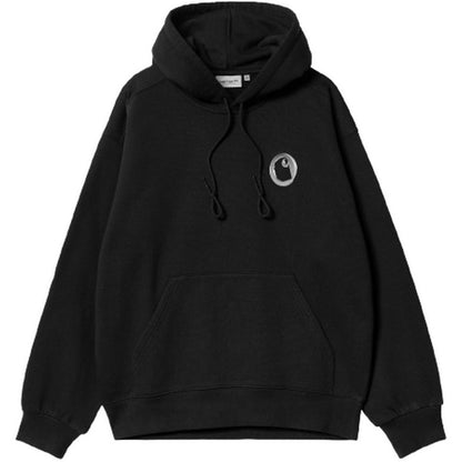 Felpe con cappuccio Uomo Carhartt Wip - Hooded Charm Link Sweat - Nero