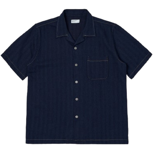 Camicie casual Uomo Universal Works - Road Shirt - Blu