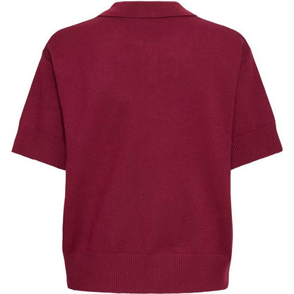 Maglie Donna Ichi - Ihluls Polo Ss - Rosso