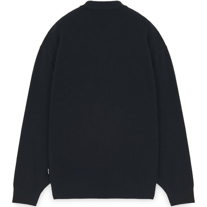 Maglie a manica lunga Uomo Iuter - Floral Knit Polo - Nero