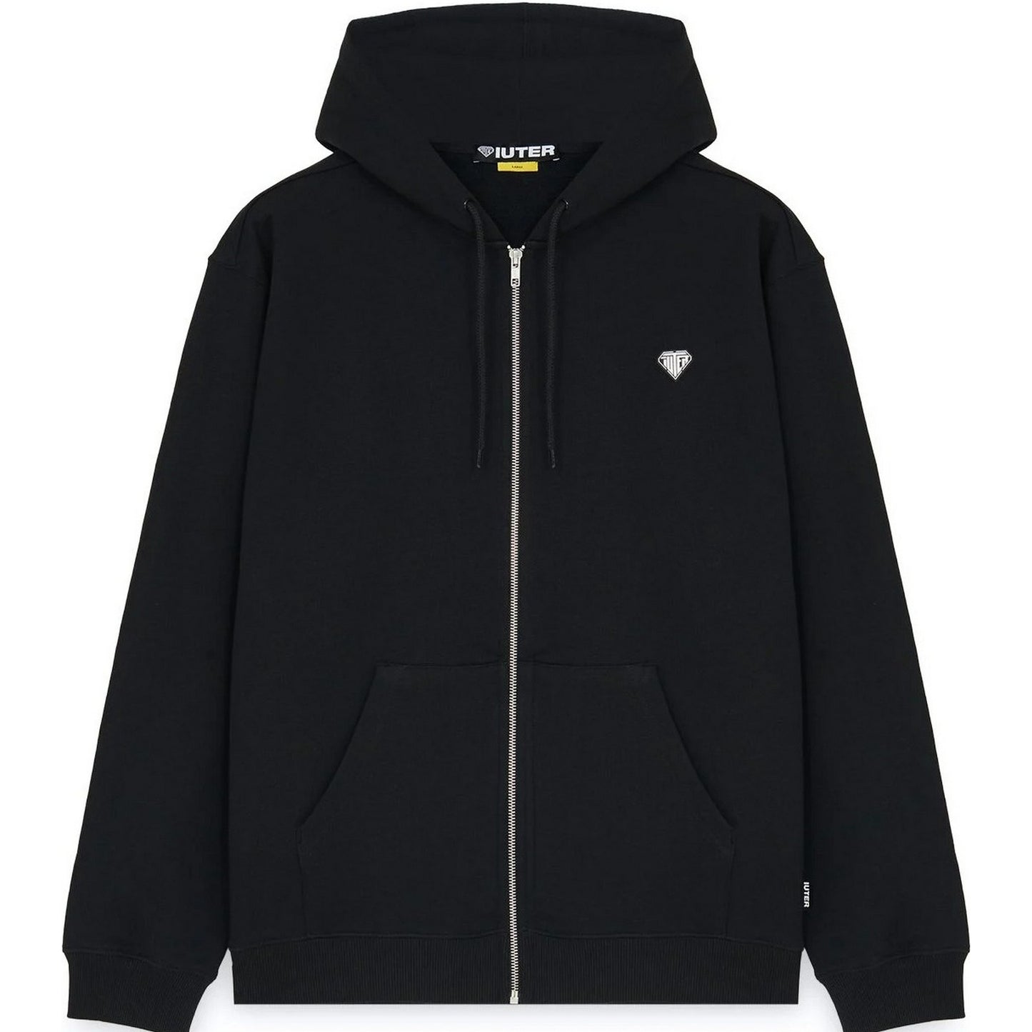 Felpe con cappuccio Uomo Iuter - Heart Logo Zip Hoodie - Nero