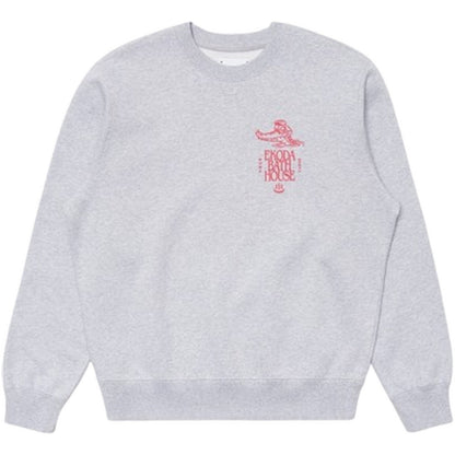 Felpe senza cappuccio Uomo Edwin - Ekoda Bath House Sweat - Grigio